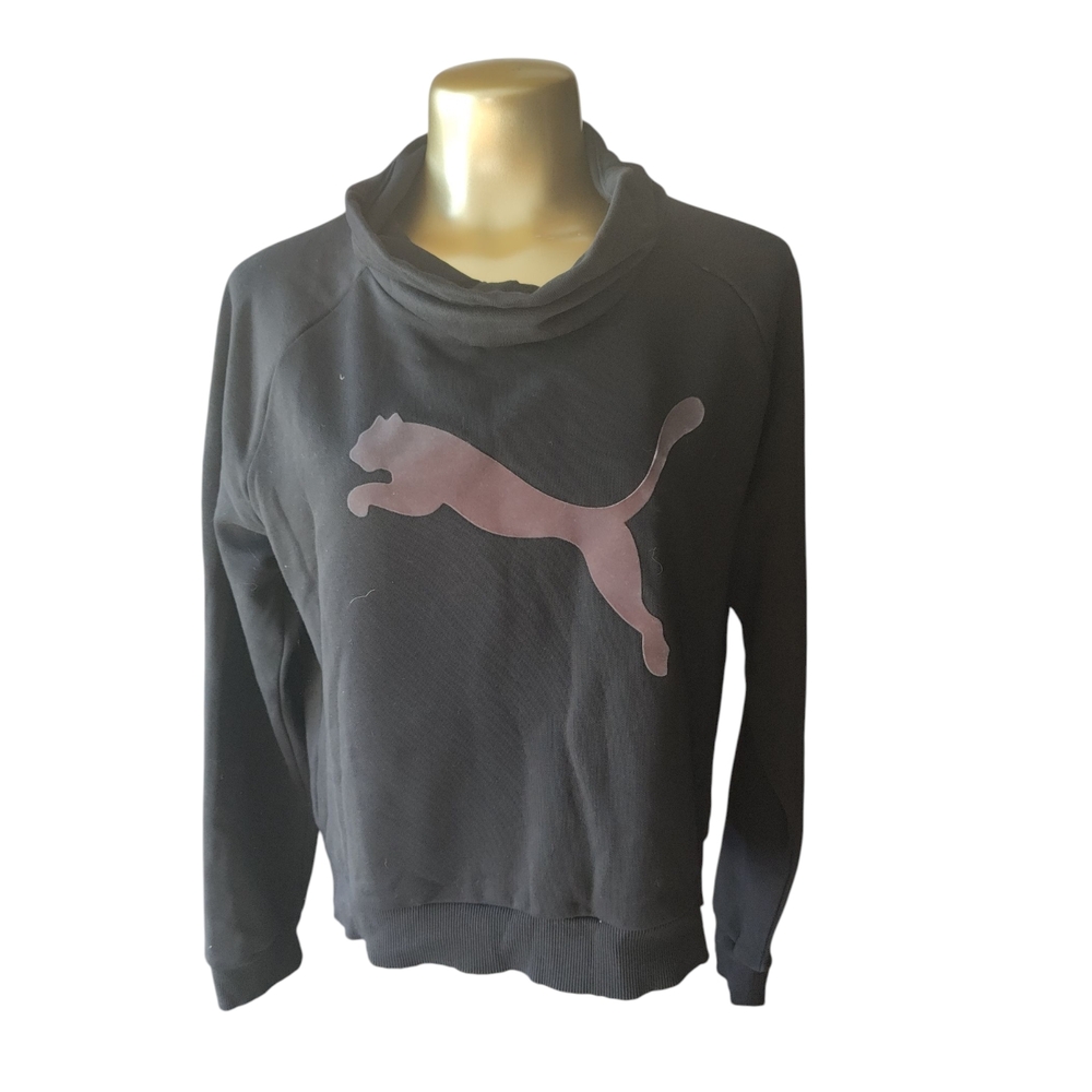 Puma Black‎ Sweatshirt with Logo